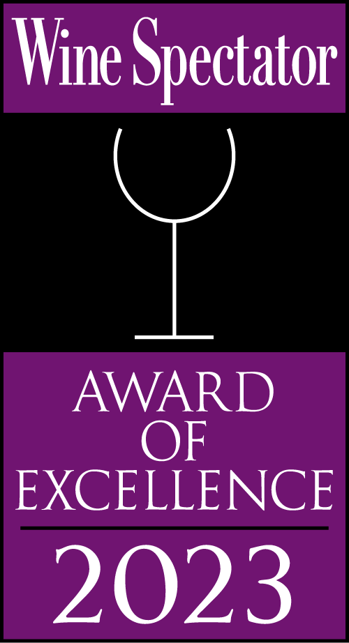 Award of Excellence by Wine Spectator