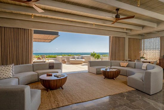 ATELIER Playa Mujeres - Lounge de la INSPIRA 2-Bedroom Master Suite Ocean Front 1