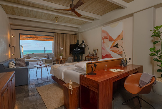 ATELIER Playa Mujeres INSPIRA Junior Suite Ocean Front - King Size Bed