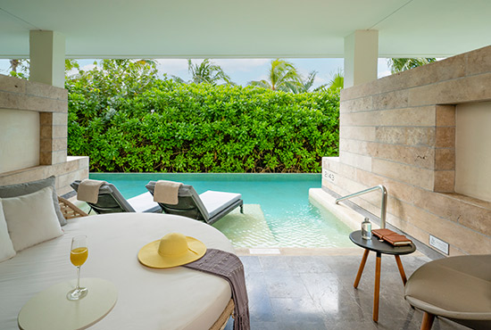 ATELIER Playa Mujeres - INSPIRA Junior Suite Swim Out - 2-Double - View